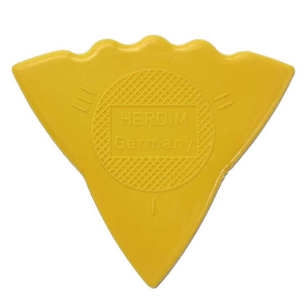 Herdim 3-Gauge Pick Yellow Nylon (12 pcs) Plektrum