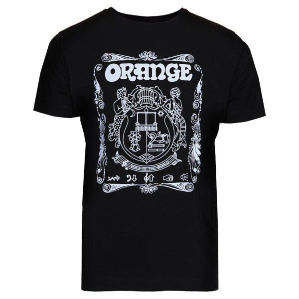 Orange T-Shirt Crest BLK M T-Shirt