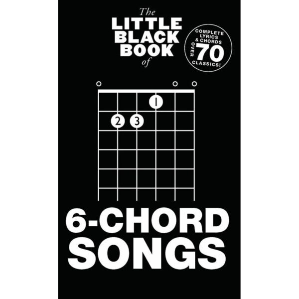 Music Sales The Little Black Book of 6-Chord Songs Songbook