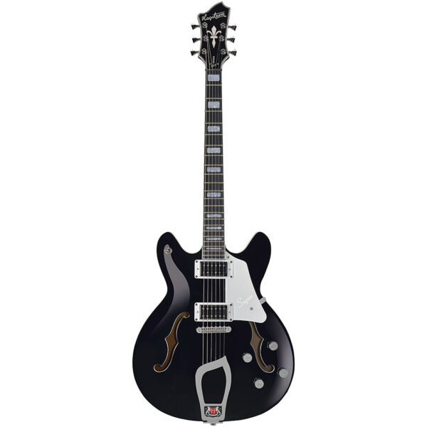 Hagstrom Super Viking Black Gloss E-Gitarre