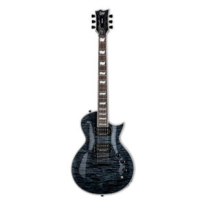 ESP Ltd EC1000 Piezo QM STBLK See Thru Black E-Gitarre