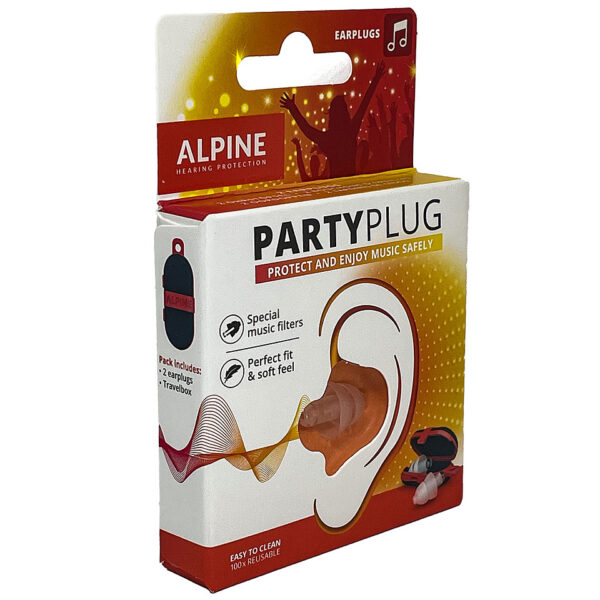 Alpine PartyPlug Earplugs transparent Gehörschutz