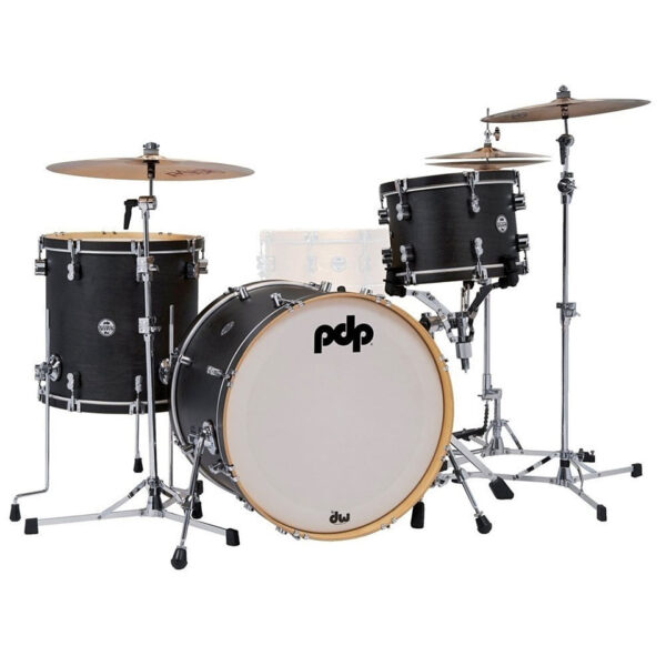 pdp Concept Classic 22 Ebony Drumset with Wood Hoops Schlagzeug