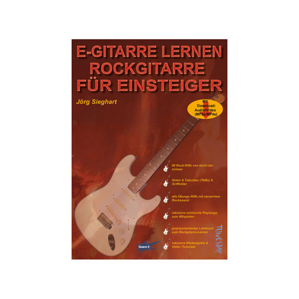 Tunesday E-Gitarre lernen - Rockgitarre für Einsteiger