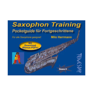 Tunesday Pocketguide - Saxophon Training Notenbuch