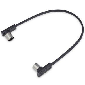 RockBoard Flat MIDI Cable 30 cm Black MIDI-Kabel