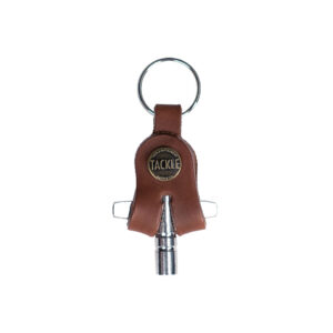 Tackle Mahogany Leather Drum Key Stimmschlüssel