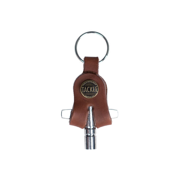 Tackle Mahogany Leather Drum Key Stimmschlüssel