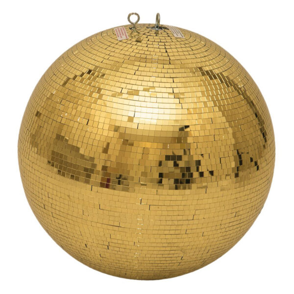 Eurolite Mirrorball 50 cm gold Discokugel