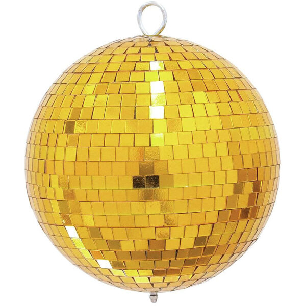 Eurolite Mirrorball 20 cm gold Discokugel