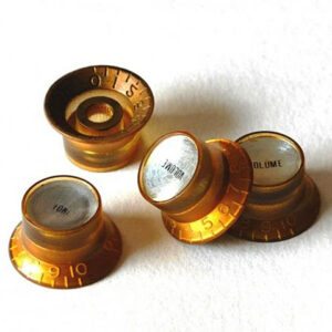 GuitarSlinger Gold Reflector Knob Set Potiknopf