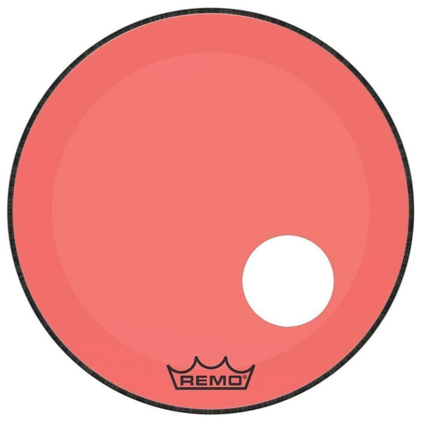 Remo Colortone Powerstroke 3 Clear P3-1322-CT-RDOH 22" Red Bass Drum