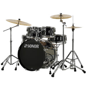 Sonor AQ1 22" Piano Black Stage Drumset Schlagzeug