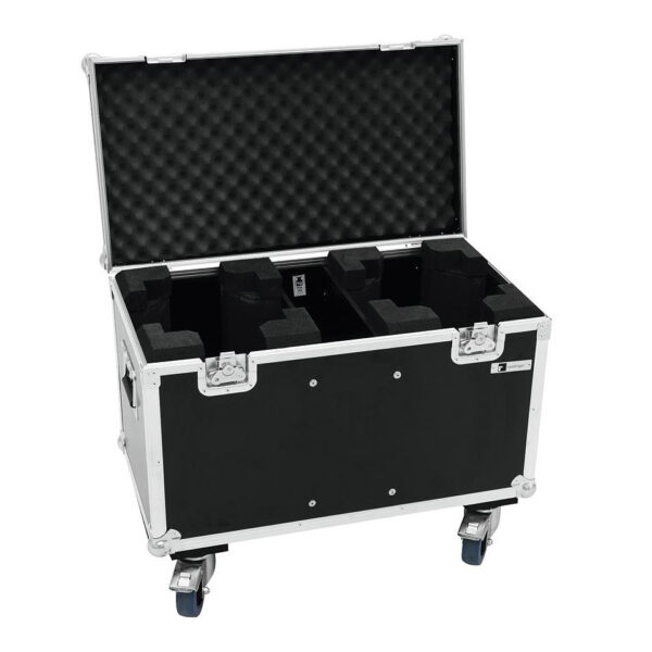 Roadinger Flightcase 2x TMH-X5 with Wheels Lichtcase