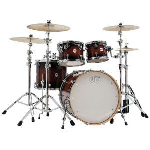 DW Design 22" Tobacco Burst Shell-Set 4-Pcs. Schlagzeug