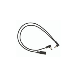 RockCable RBO CAB POWER DC2 A Flat Daisy Chain Cable 2 Outputs Angled