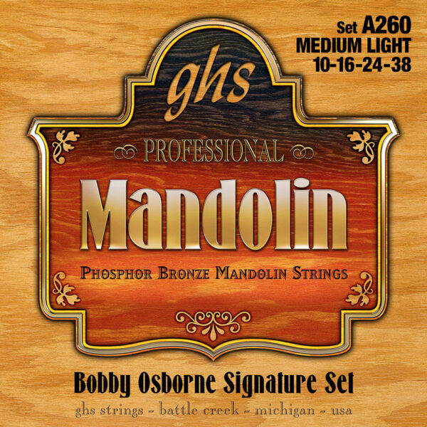 GHS A260 Phosphor Bronze Mandolin Strings Saiten Zupfinstrument