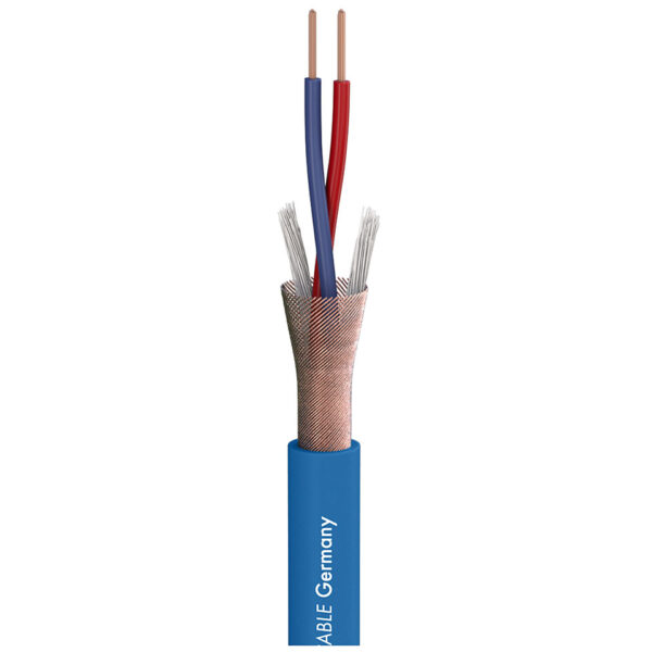 Sommer Cable Stage 22 Highflex blue Meterware Audiokabel