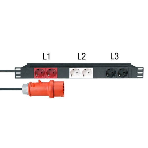 Adam Hall 19" Parts 87473 Stromverteiler