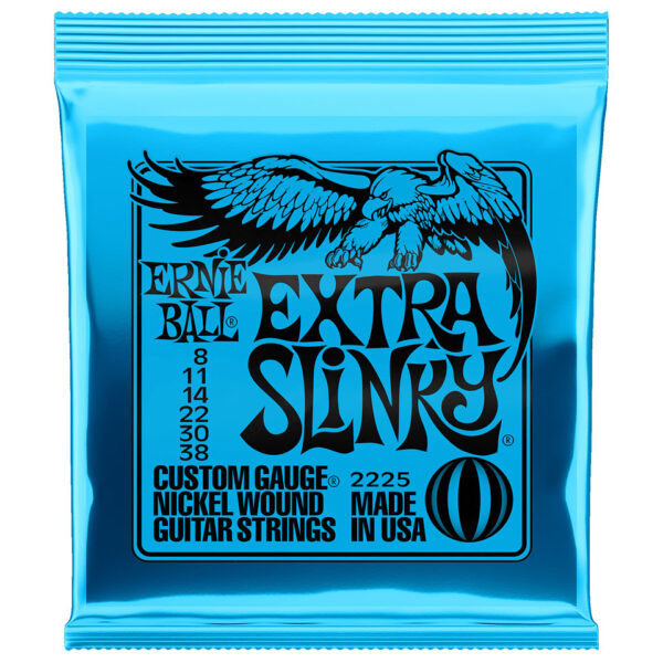 Ernie Ball Extra Slinky 2225 .008-038 Saiten E-Gitarre