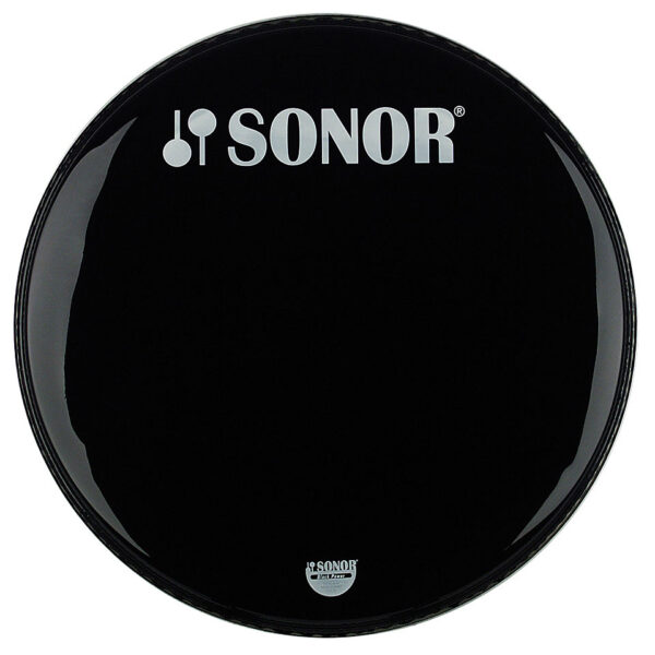 Sonor BP24B/L Marching Bass Drum Head 24" Black Bass-Drum-Fell