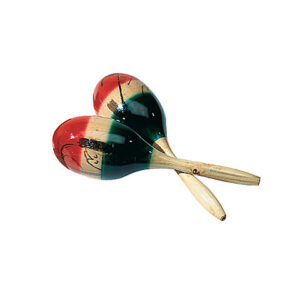 Sonor L2693 Mexican Style Wood Maracas Pair Maracas