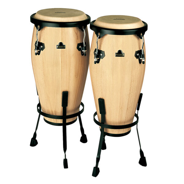 Nino NINO89NT Wooden Conga Set 8" + 9" Natural Conga