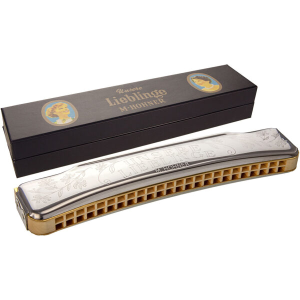 Hohner Unsere Lieblinge 48 C Wiener Oktav-Mundharmonika