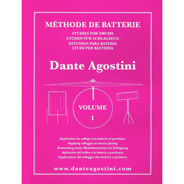 Dante Agostini Methode de Batterie Vol. 1 - Solfege Batterie Lehrbuch