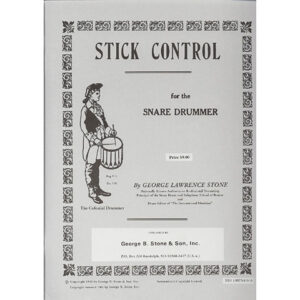 Advance Music Stick Control f.Snare Drummer Lehrbuch