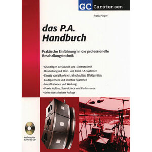 Carstensen Das PA Handbuch Technisches Buch