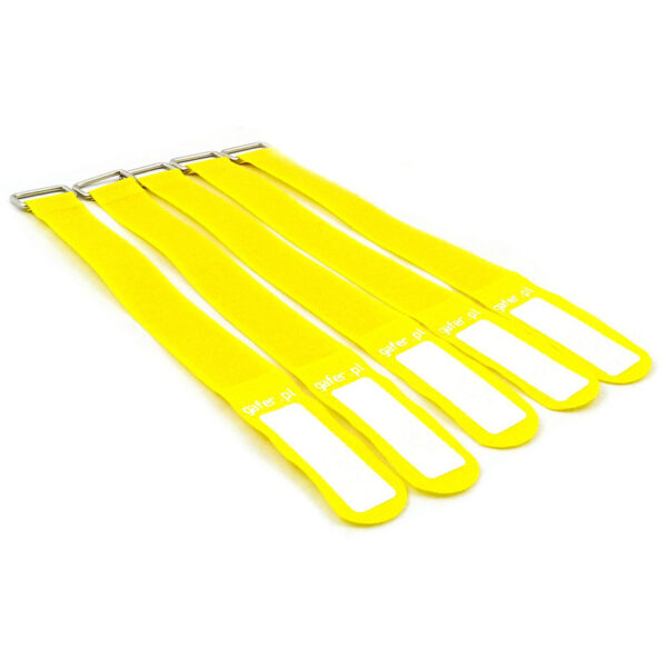 Gafer.pl Velcro Tie 550 mm yellow Kleinteile & Kabelzubehör