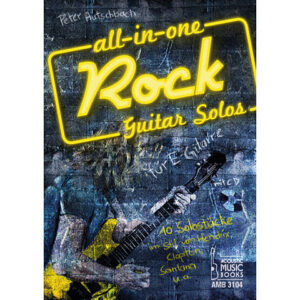 Acoustic Music Books All In One Rock Guitar Solos Notenbuch