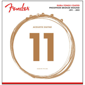 Fender 860CL Phosphor Bronze Dura-Tone® Coated 11-52 Saiten