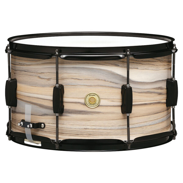 Tama Woodworks WP148BK-NZW 14" x 8" Natural Zebrawood Wrap Snare