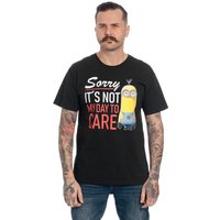 Minions I Don't Care Herren T-Shirt schwarz