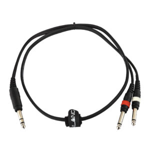 Klang Jack plug stereo - 2x jack plug 1 m Y-Kabel