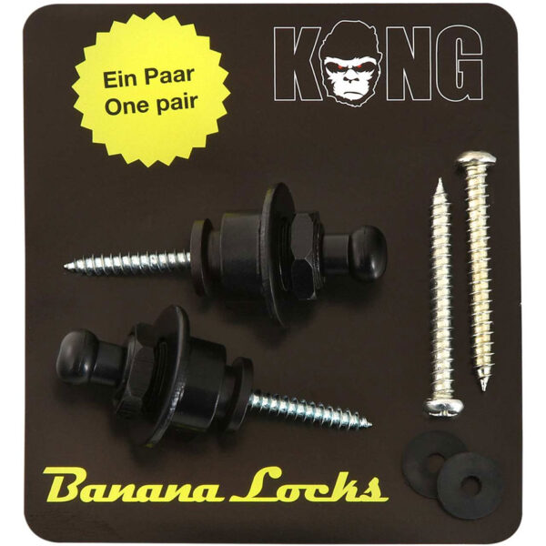 Kong Banana Locks Black Endpin