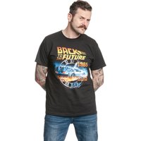 Back To The Future Time Herren T-Shirt schwarz