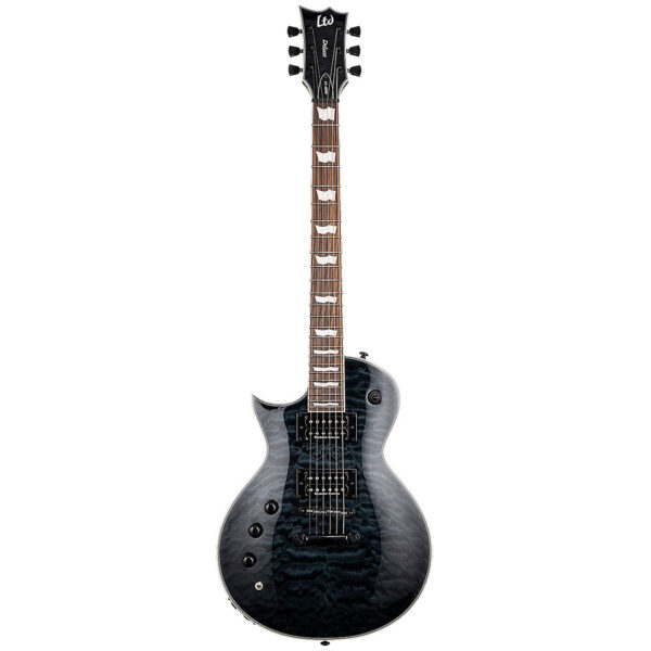 ESP Ltd EC1000 Piezo QM STBLK See Thru Black E-Gitarre Lefthand