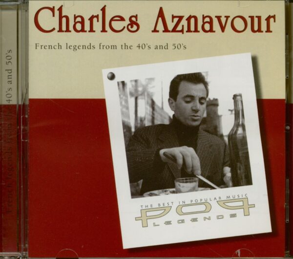 Charles Aznavour - French Legends From The 40's and 50's (CD)