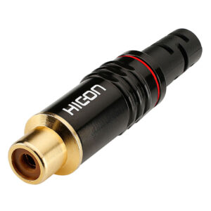 Hicon HI-CF06-RED Cinch Stecker