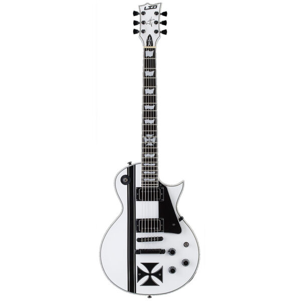 ESP Ltd Iron Cross Snow White James Hetfield E-Gitarre