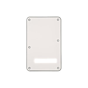 Fender Stratocaster Modern-Style Tremolo Backplate white Abdeckplatte