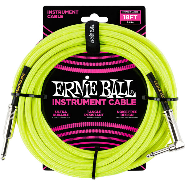 Ernie Ball EB6085 Neon Yellow 5