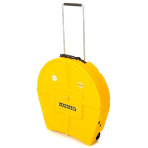 Hardcase Colored HNP9CYM22-Y Padded 22" Yellow Cymbal Trolley