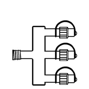 System 24 | Verteiler | koppelbar | exkl. Trafo | 3-fach