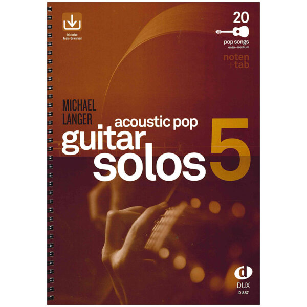 Dux Acoustic Pop Guitar Solos 5 Notenbuch