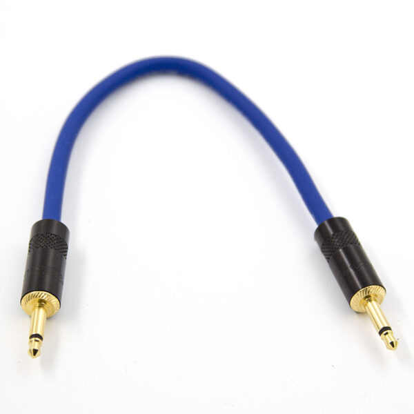 Karl's Synth-Wire 15 cm blue Patchkabel