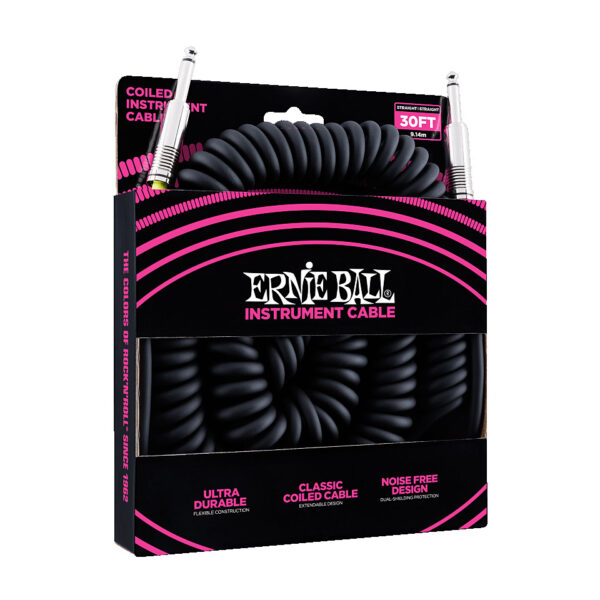 Ernie Ball EB6044 Spiralkabel black